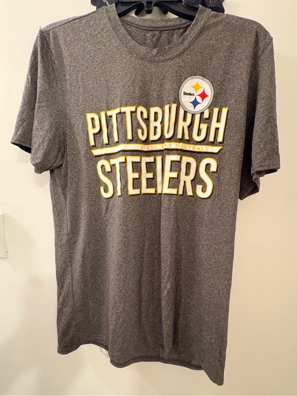 Gray Short-Sleeve Pittsburgh Steelers Women’s T-Shirt